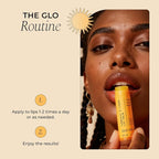 Glo Melanin All Natural Lemon and Turmeric Lip Balm - Image 8