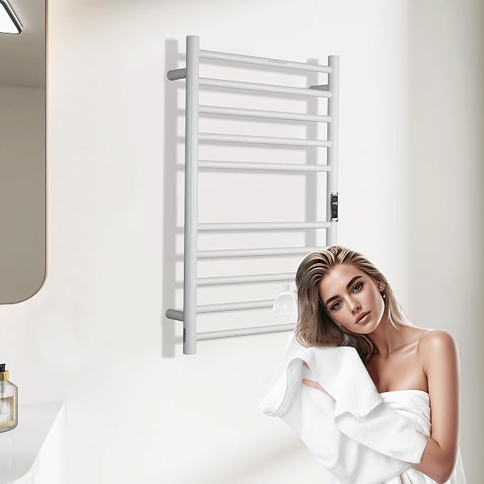 Heated Towel Racks for Bathroom, Wall Mounted Electric Towel Warmer Racks - Image 5