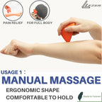 LEZER Trigger Massage Point, Manual Massage Ball, Hip Hook, Muscle Knot Release - Image 3