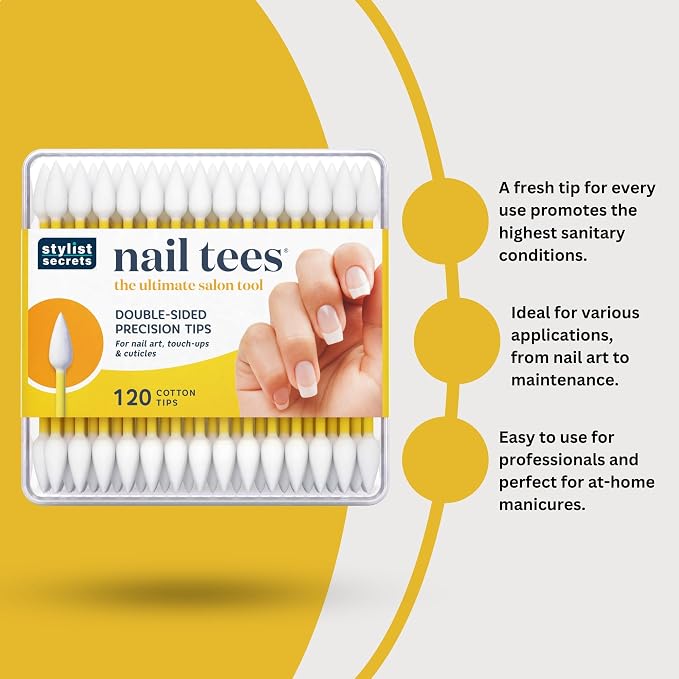 Fran Wilson NAIL TEES COTTON TIPS 120 Count - Image 3