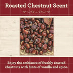 Our Own Candle Company, Roasted Chestnut Scented Mason Jar Candle, 100 Hour - Image 2