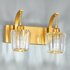 Modern Bathroom Vanity Light, 2-Light Gold Wall Sconce - Image 8