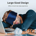 Silk Sleep Mask for Women Men Satin, ATreebag Eye Sleeping Mask & Blindfold - Image 2