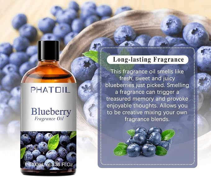 PHATOIL 3.38FL.OZ Blueberry Fragrance Oils - Image 4