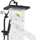 Hibbent Upgraded cUPC Certified 13'' Shower Head Combo, High Pressure 5-spray by Hibbent