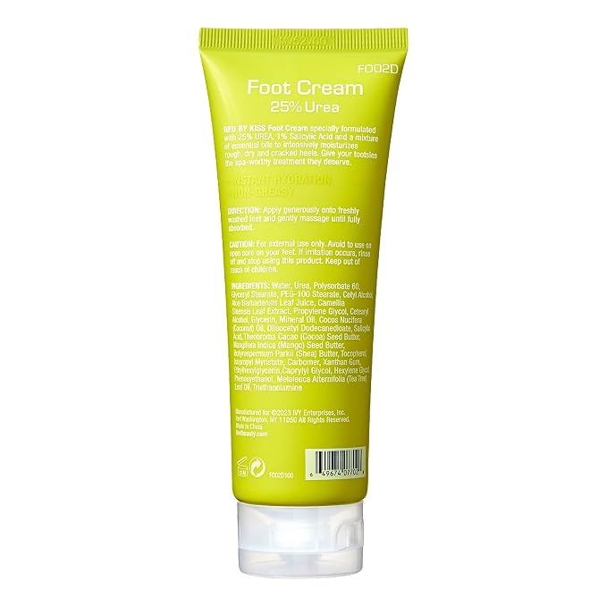 Red by Kiss 25% Urea Foot Cream- Ultra Hydrating Foot Cream - Image 2