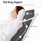 Luxury Bath Pillow for Bathtub, Soft & Comfortable Head Neck & Back Support - Image 2