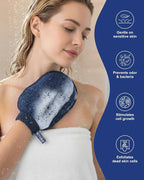 Yiclick Heavy Exfoliating Gloves, Exfoliating Body Scrubber Exfoliator - Image 4