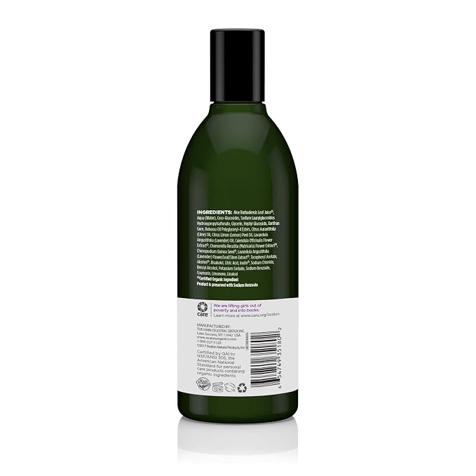 Avalon Organics Bath & Shower Gel, Nourishing Lavender, 12 Oz - Image 2
