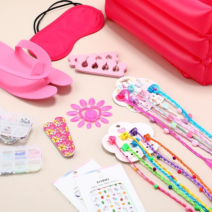85 Pcs Spa Kit Nail Art Kit Sleepover Party Supplies - Image 4