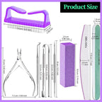 FANDAMEI Manicure and Pedicure Tools Kit, Manicure Kit, Nail Files 100/180 - Image 7