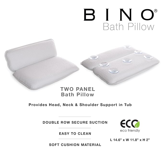 BINO Non-Slip Cushioned Bath Pillow - Image 4