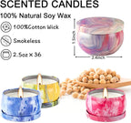 WPONSZU 36 Pack Scented Candles Gift Set - Image 6