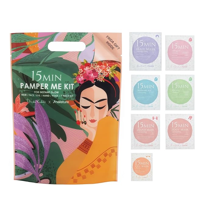 Naisture x Frida Kahlo 15 Min Pamper Me Kit Korean Spa Skincare Gift Set by Naisture