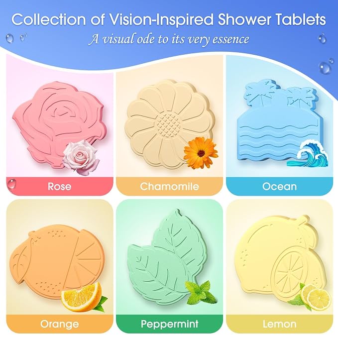 SeasonBliss Shower Steamers 6 Pack Shower Bombs - Image 3