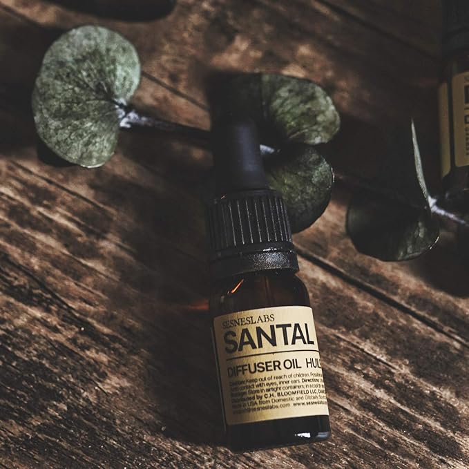 sesneslabs Santal Diffuser Oil, Niche Scent, Amber Coco Vanilla Cedar - Image 7