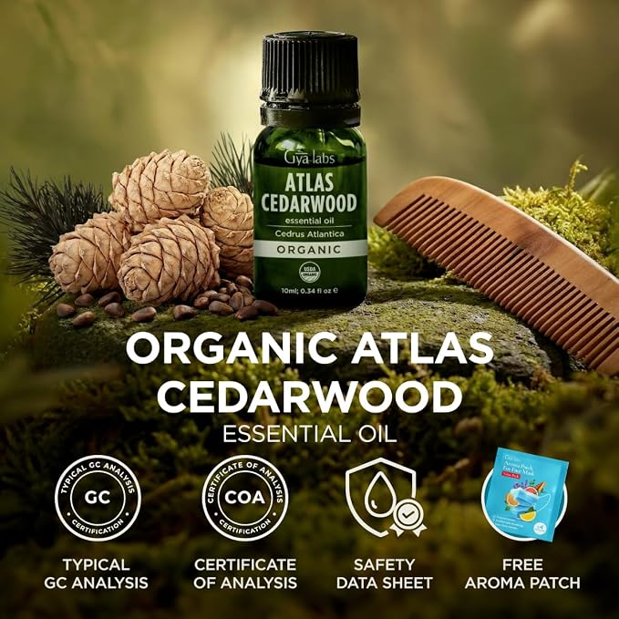 Gya Labs USDA Organic Cedarwood Essential Oil - Image 8