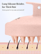 HEETA Scalp Massager Hair Growth, Silicone Scalp Scrubber Shampoo Brush - Image 6