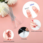 6 Pcs Glass Nail File and Nail Shiner Set Manicure Pedicure Glass File Buffer - Image 4