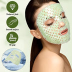 Demissle 4 Pcs Jade Eye Mask Jade Stone Facial Mask Scrap Massage Tool Hair - Image 3