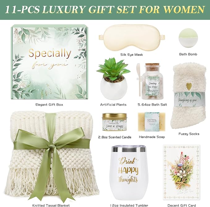 Self Care Gifts Spa Gifts for Women, Birthday Gifts Get Well Soon Gifts for - Image 2