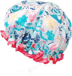 allydrew Reusable Women's Waterproof Shower Caps - Image 3