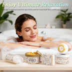 Spa Gifts for Women Bath Gift Set, Freesia & Jasmine Spa Gift Basket Home Bath - Image 7