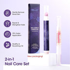 Gellen Ceramic Cuticle Oil Pusher Pen, 2-in-1 Cuticle Care Set - Image 2