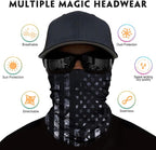 Venswell Neck Gaiter Face Mask Men Women, Seamless Bandana Rave Face Cover - Image 2