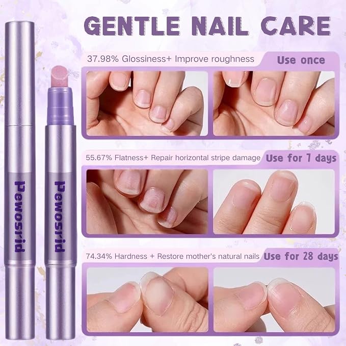 Cuticle Oil Pusher Pens, 4-in-1 Ceramic Cuticle Remover & Cuticle Oil in a Pen - Image 6