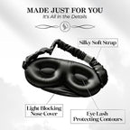 SLEEP SANCTUARY 100% Pure Mulberry Silk Sleep Mask - Image 6