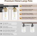 5-Light Bathroom Light Fixtures, Classic Wall Light Fixture - Image 5