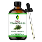 SVA Cedarwood Essential Oil – 4 Fl Oz – 100% Natural Cedar Juniperus Mexicana by SVAORGANICS