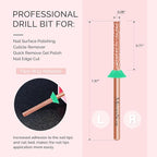 MelodySusie Super Long Mini Barrel Nail Buffer Bit, Professional Safety Carbide - Image 3