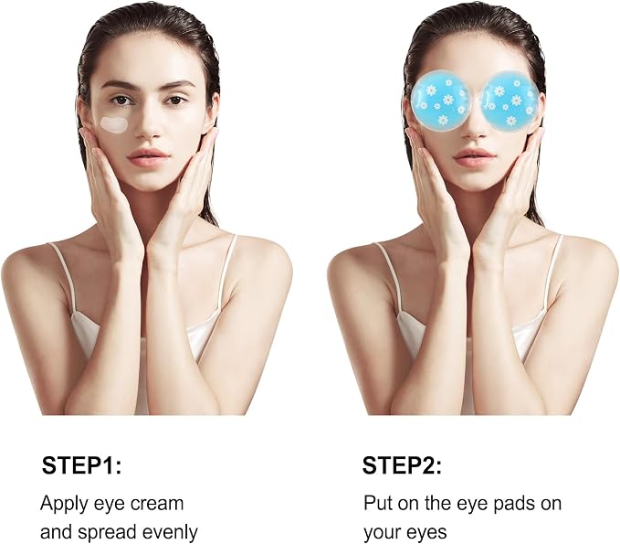 Pallesen Gel Ice Pack Reusable Cooling Eye Pads and Under Patches, Eye Hot Cold - Image 7