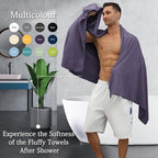 8-Piece Purplr Bath Towels Set, 2 Oversized Large Bath Towels Sheet, 2 Hand - Image 5
