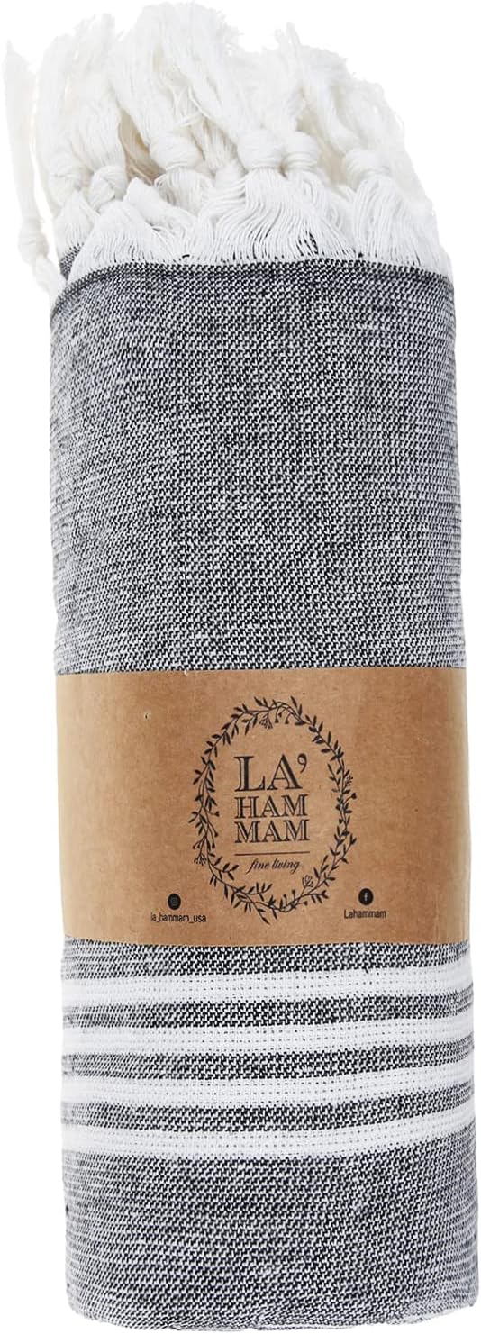 Beach Towel | Cotton Beach Towels, Sand Free, Highly Absorbent, Quick Dry by LA%60HAMMAMFINELIVING