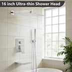 Midanya Shower System with Tub Spout, Bathtub Shower Faucet Set with Square - Image 2