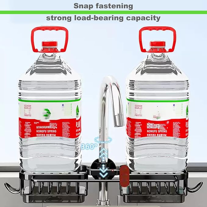 Sink Organizer Rack for Kitchen and Bathroom, Stainless Steel Detachable - Image 8