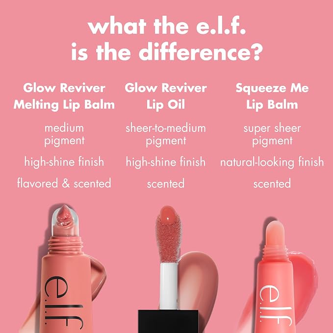 e.l.f. Glow Reviver Melting Lip Balm, Hydrating Tinted Lip Balm - Image 5