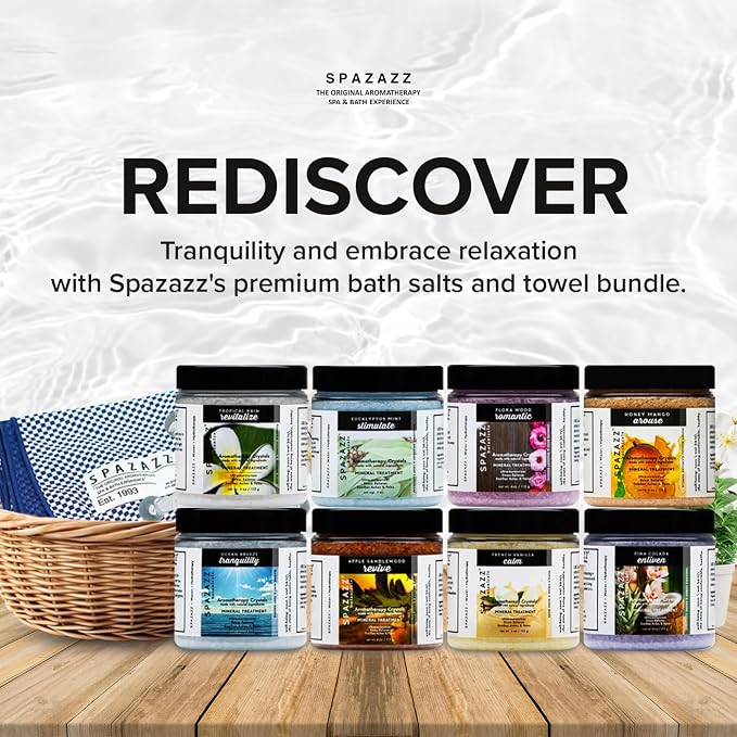 Hot Tub Aromatherapy Bath Salt 8-Pack Botanicals Bundle - Image 3