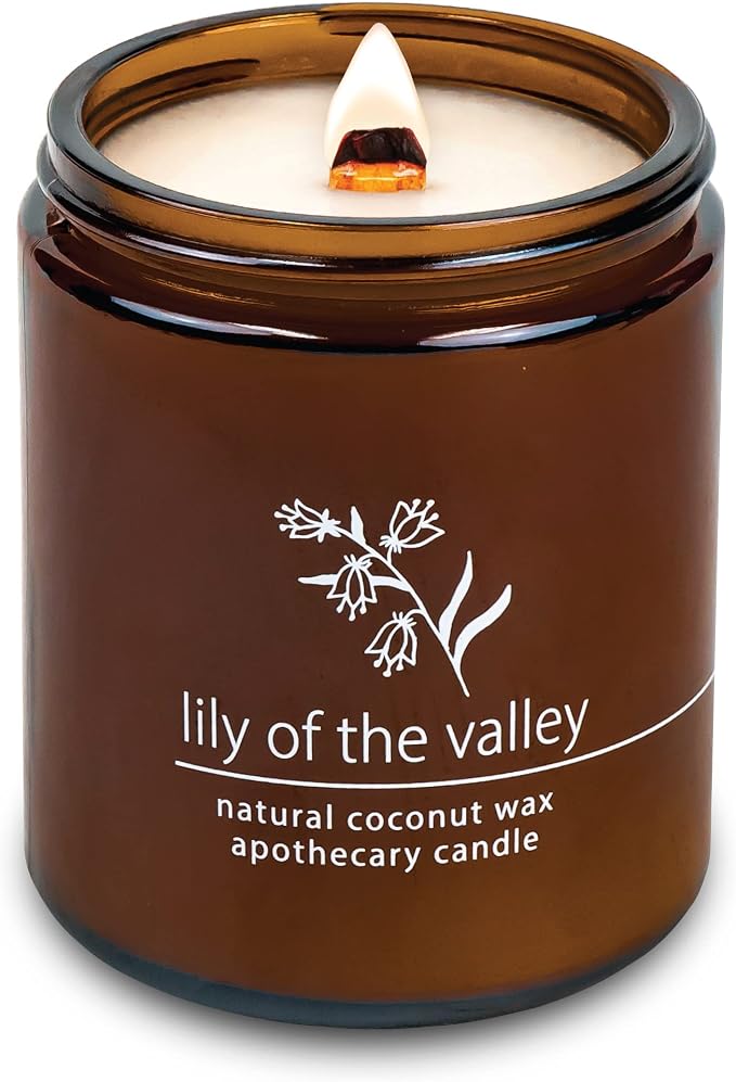 Hemlock Park Lily of the Valley Apothecary Hand-Poured Scented Candle | by HemlockPark