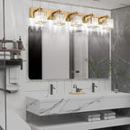 Aipsun Bathroom Vanity Lights Fixtures Crystal Vanity Light 5 Light Modern - Image 6
