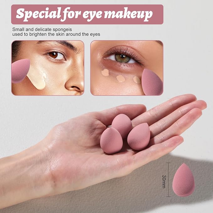 Makeup Sponge Set BS-MALLTriangle Puff 14 Pcs - Image 3