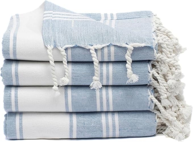 Cotton Turkish Beach Towel by 9Threads