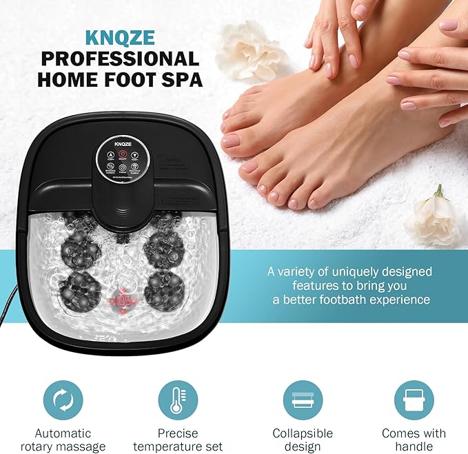 KNQZE Collapsible Foot Spa Electric Foot Bath - Image 6
