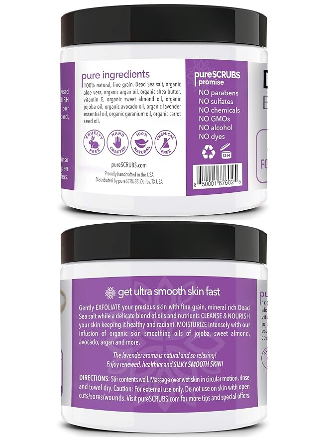 pureSCRUBS Premium Lavender Body Scrub Set - Image 6