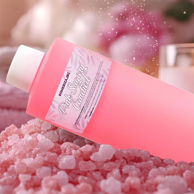 Pink Sugary Candied Natural Fragrance Body Oil - Image 5