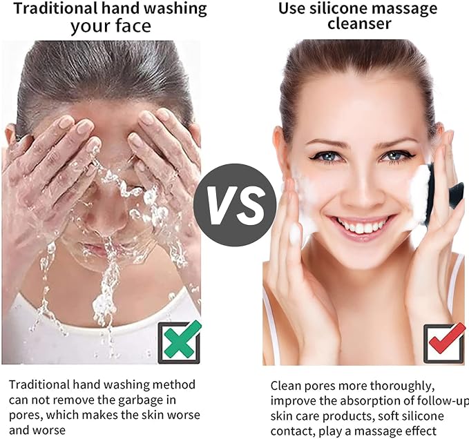 Face Scrubber 2 Pack Silicone Face Scrubber - Image 4