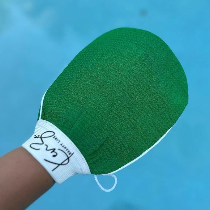 Deep Exfoliating Gloves for Shower Naturally Exfoliate Away Dead Skin, - Image 4